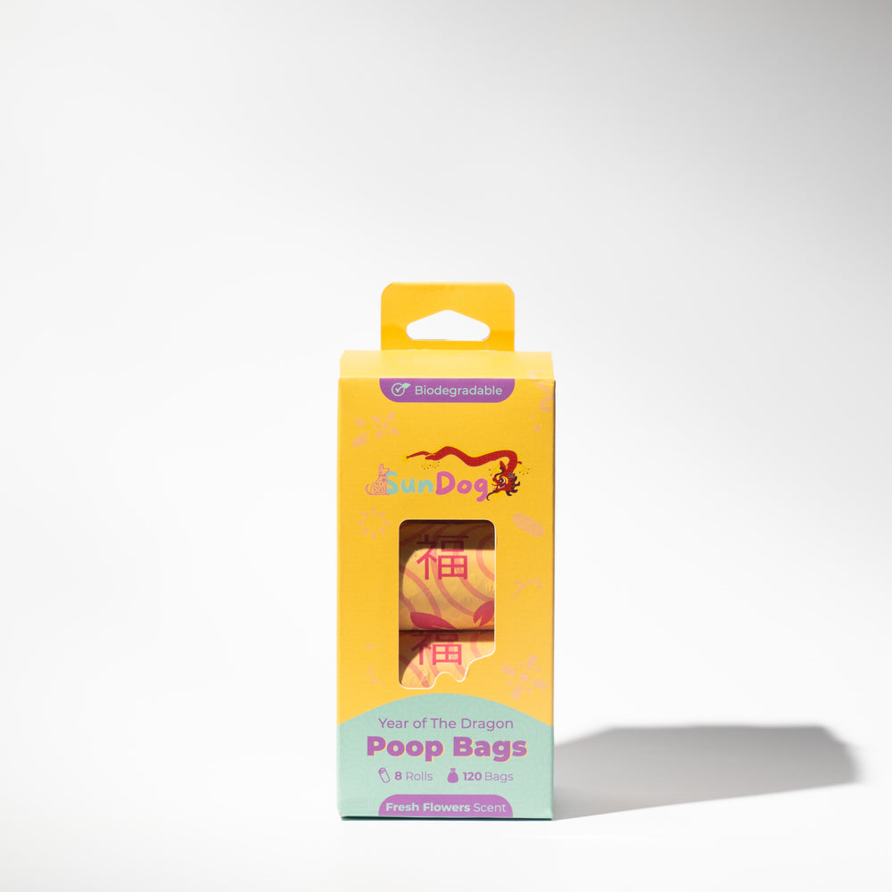 Year of Dragon Plant-Based Scented Poop Bags